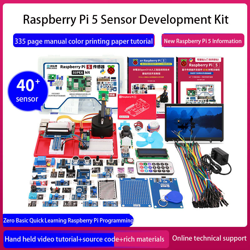 Raspberry Pi 5 8Gb Board - Python Suite ile AI destekli görsel