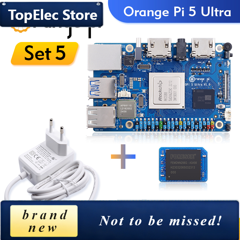 TopElec Orange Pi 5 Ultra + Gü - Rockchip Rk3588 Development Board incelemesi ve fiyatı
