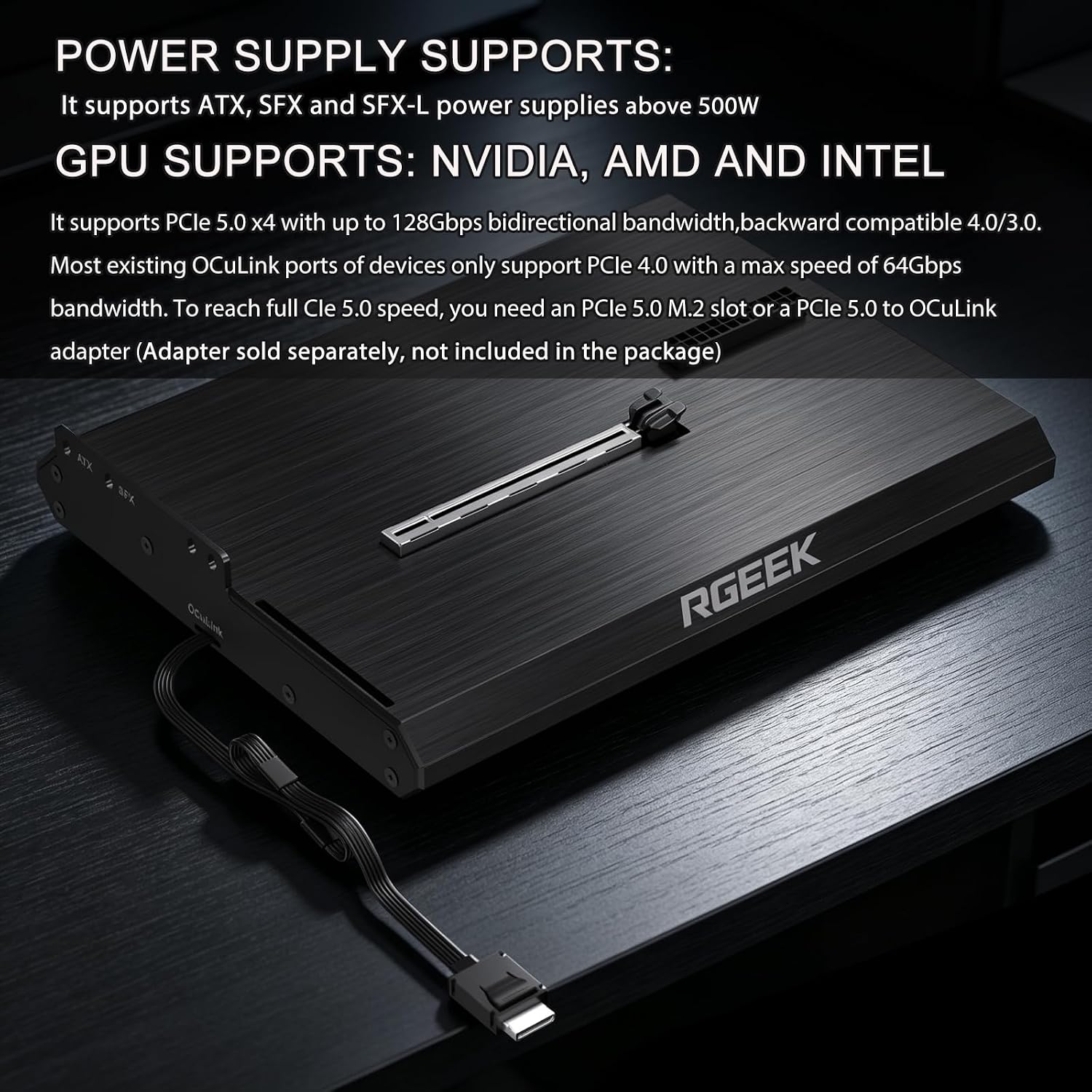 OCuLink eGPU Dock PCIe 5.0 x4  - Oculink Egpu Mini Pc incelemesi ve fiyatı
